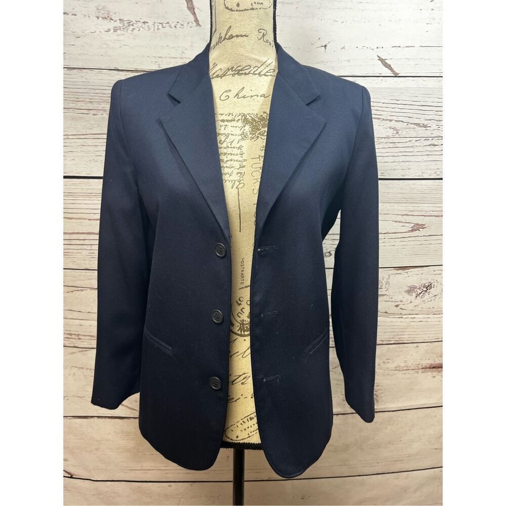 City Streets boys size 14 navy‎ blue suit jacket